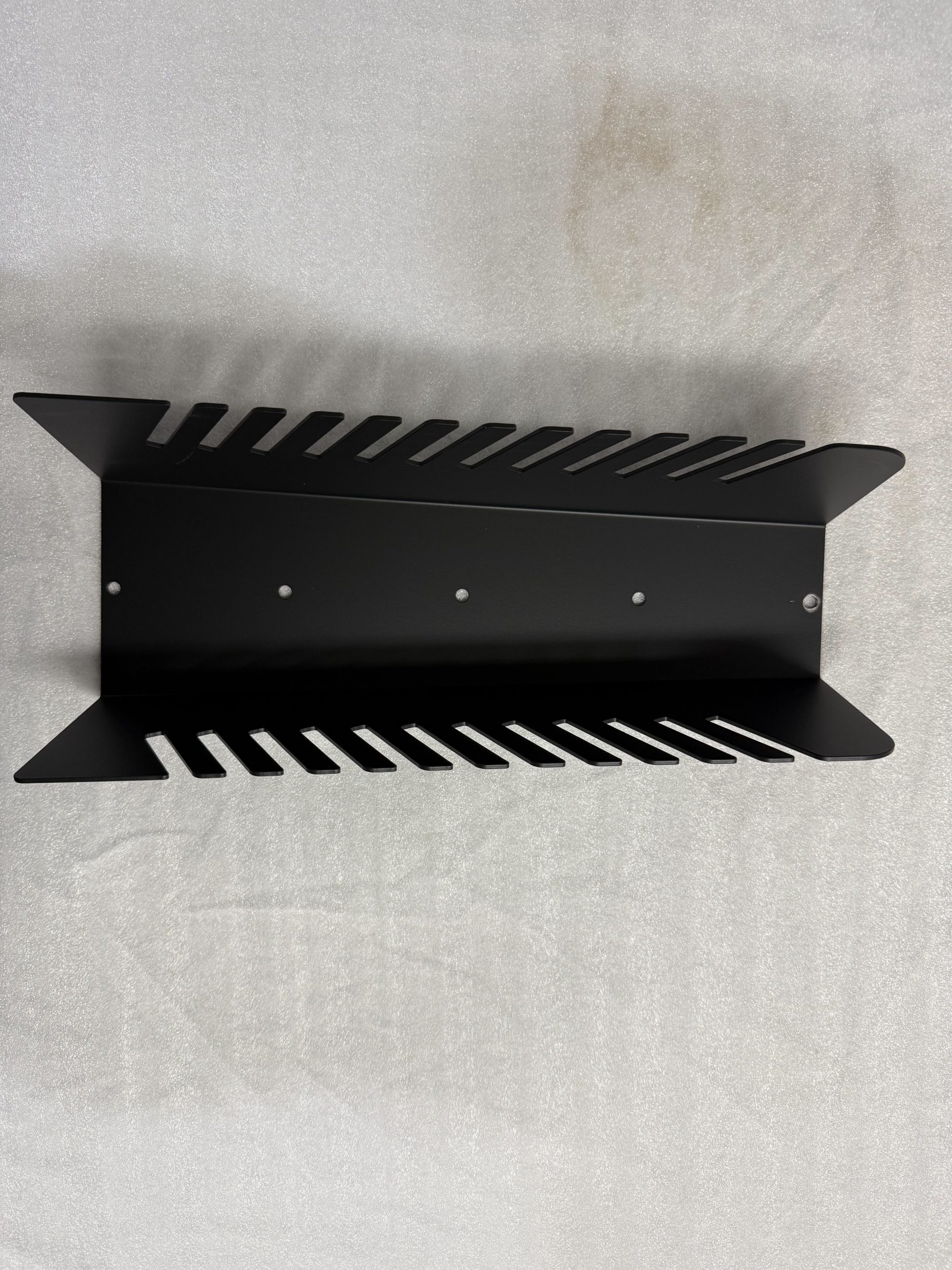 12 GEAR RACK/POWDER COATED BLACK