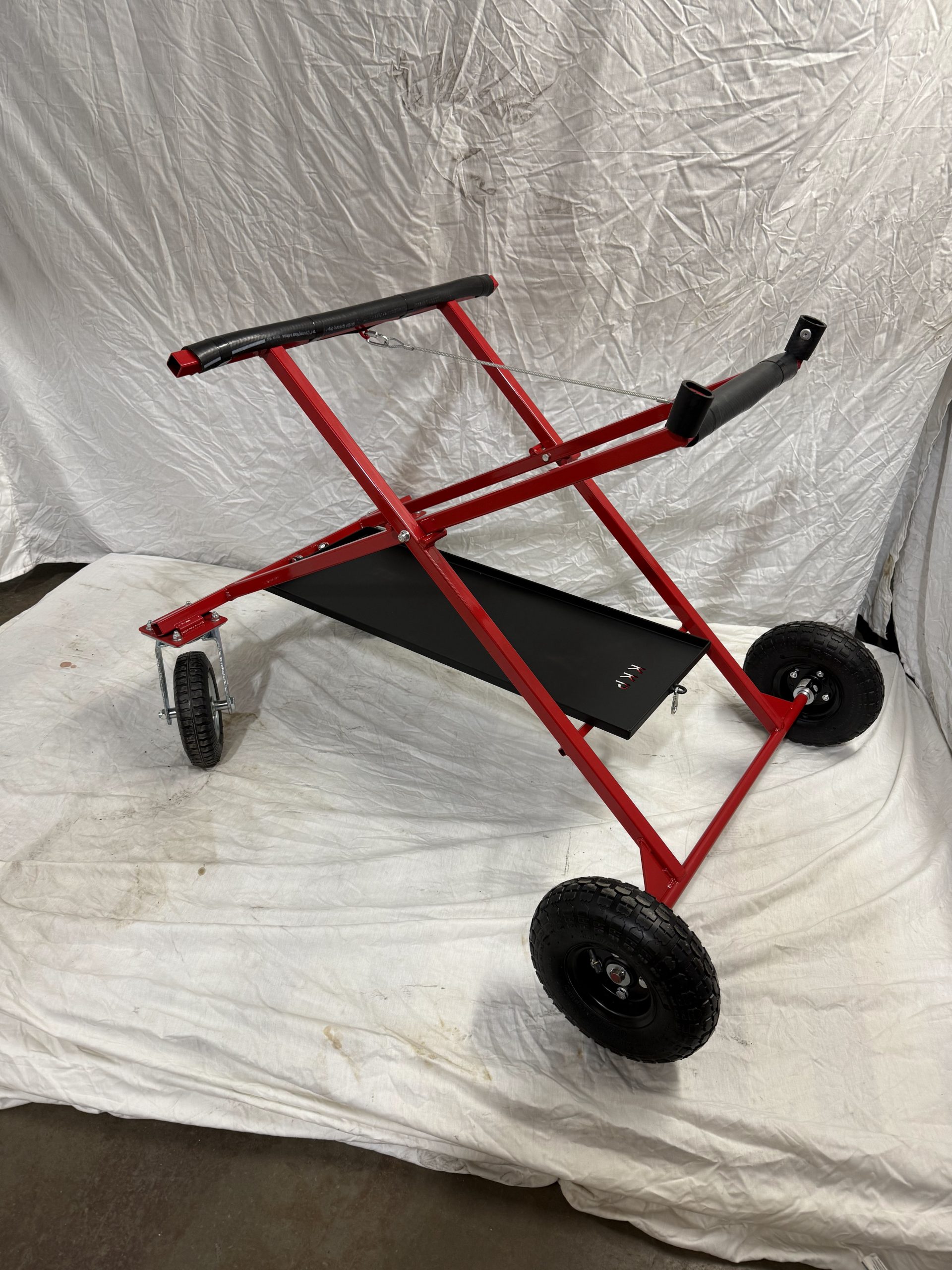 KART STAND/RED W/ RUBBER KIT